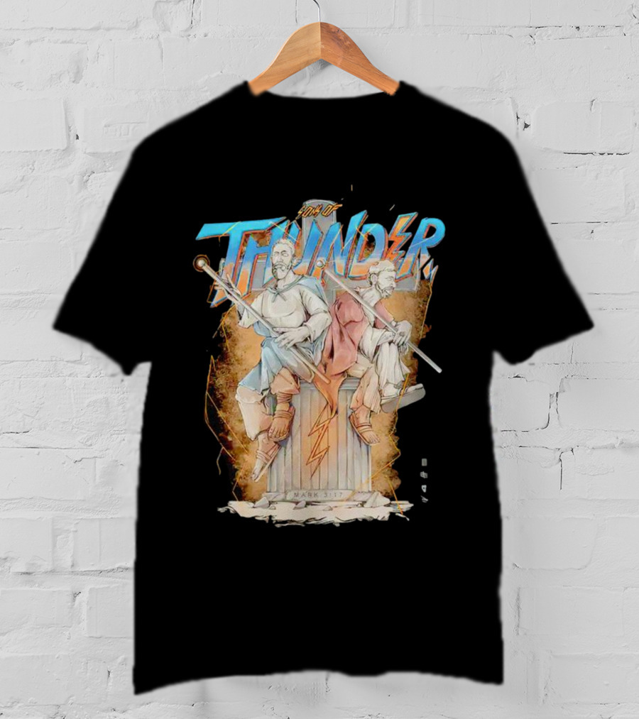 Sons Of Thunder Mark 3:17 Lightning And Warriors T-Shirt