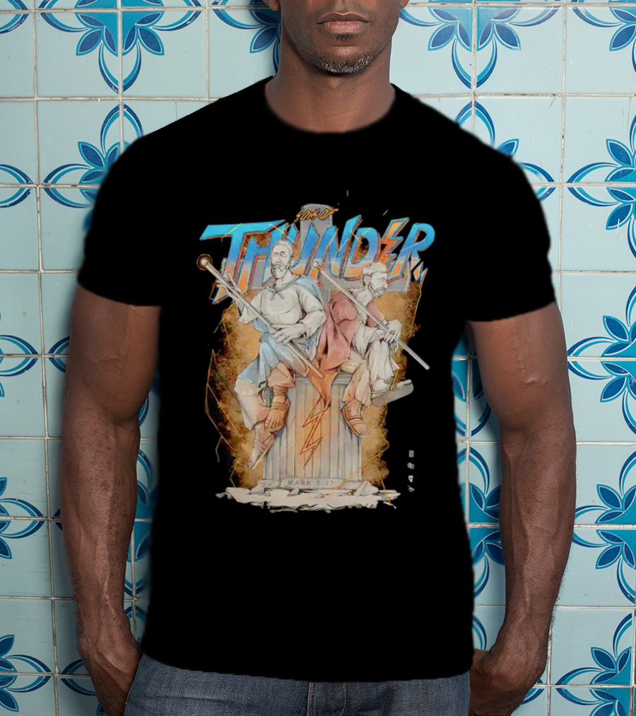 Sons Of Thunder Mark 3:17 Lightning And Warriors T-Shirt