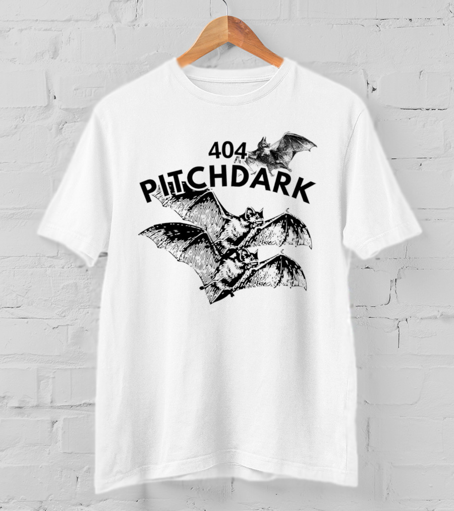 404 Pitch Dark Bats T-Shirt