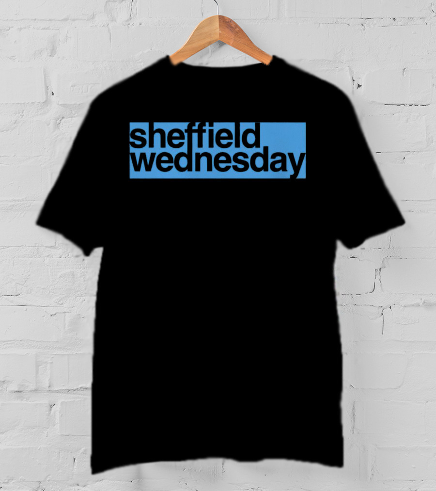 Sheffield Wednesday Blue Background T-Shirt