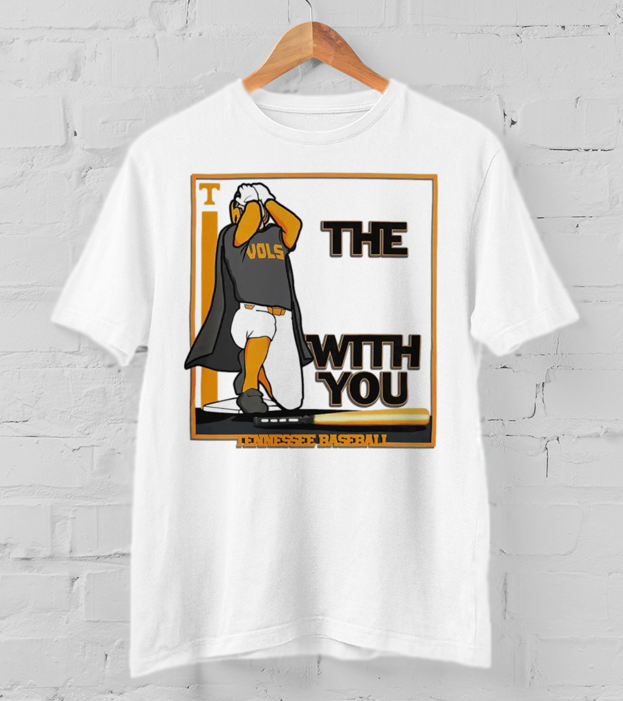 Tennessee Volunteers Baseball May The Vols Be With You T-Shirt