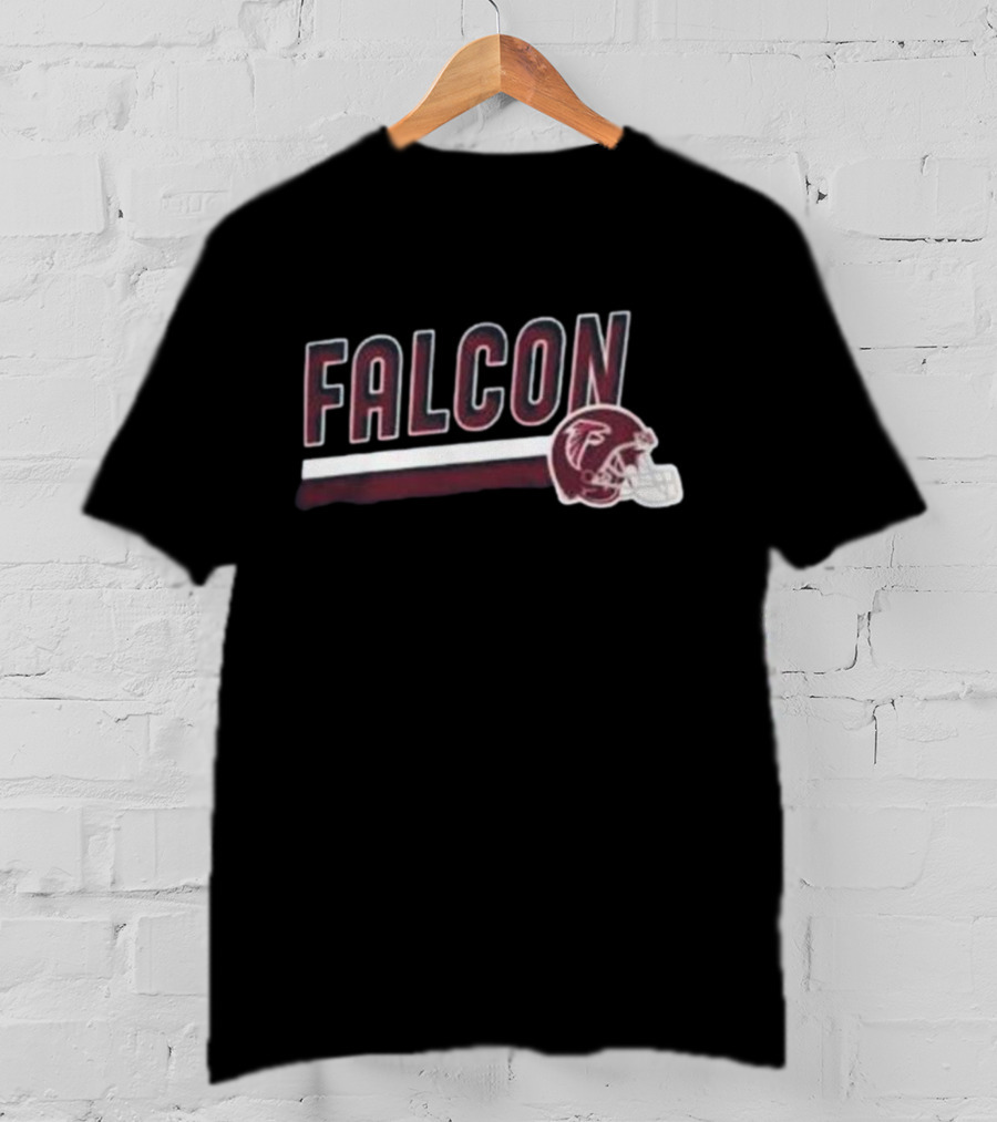 Atlanta Falcons Helmet Logo Blitz Essential T-Shirt