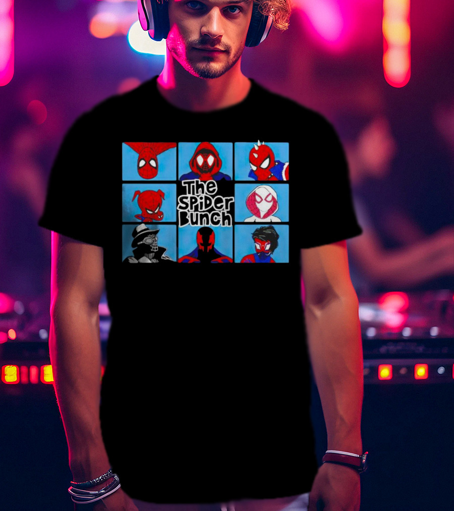 The Spider Bunch Spider-Man Faces Collection T-Shirt