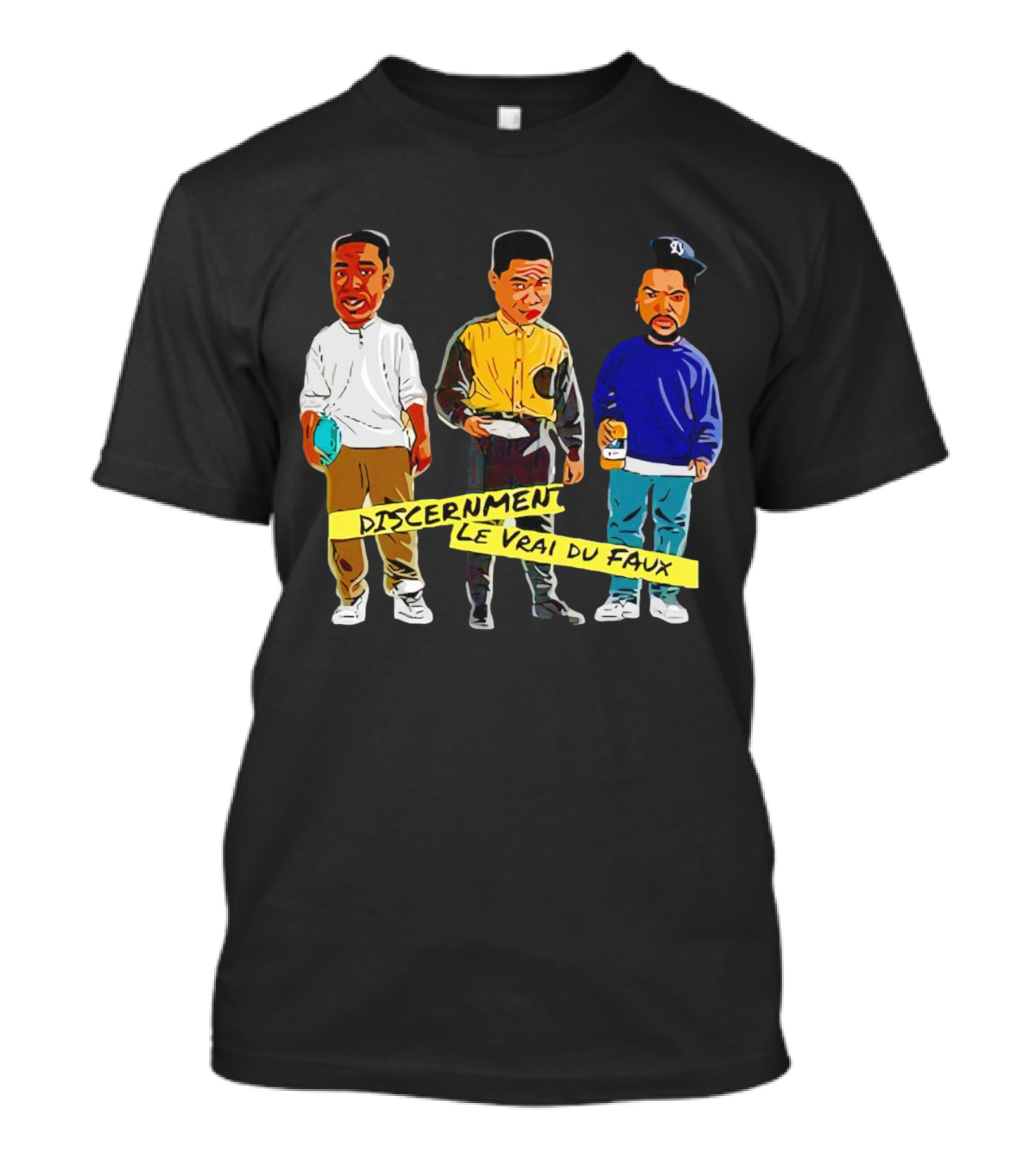 Discernment Le Vrai Du Faux Trio Iconic Figures T-Shirt