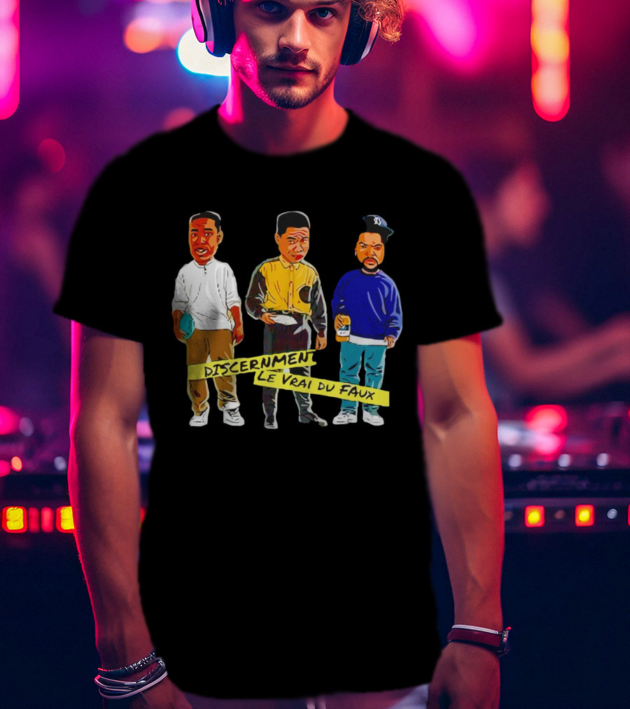 Discernment Le Vrai Du Faux Trio Iconic Figures T-Shirt