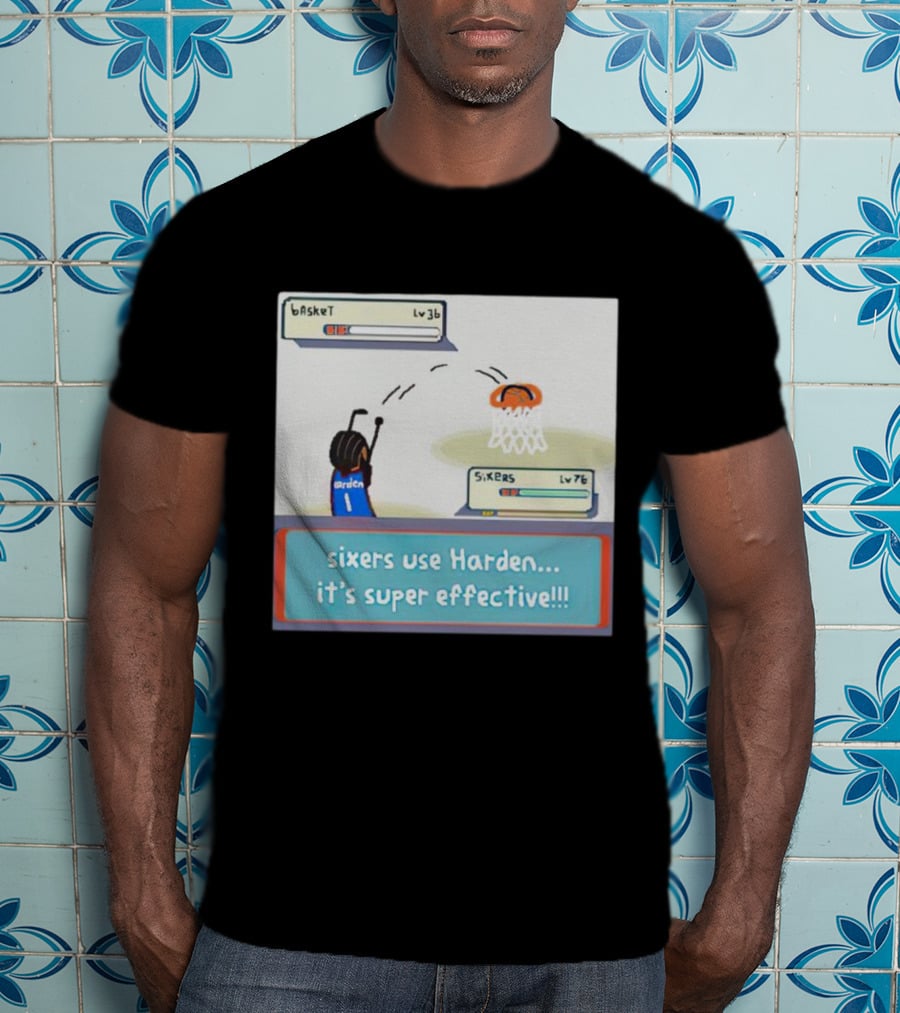Sixers Use Harden It's Super Effective Basketball Reference T-Shirt