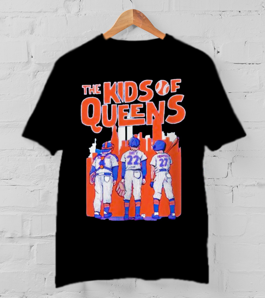 Francisco Alvarez Brett Baty Mark Vientos The Kids Of Queens New York Mets Players T-Shirt