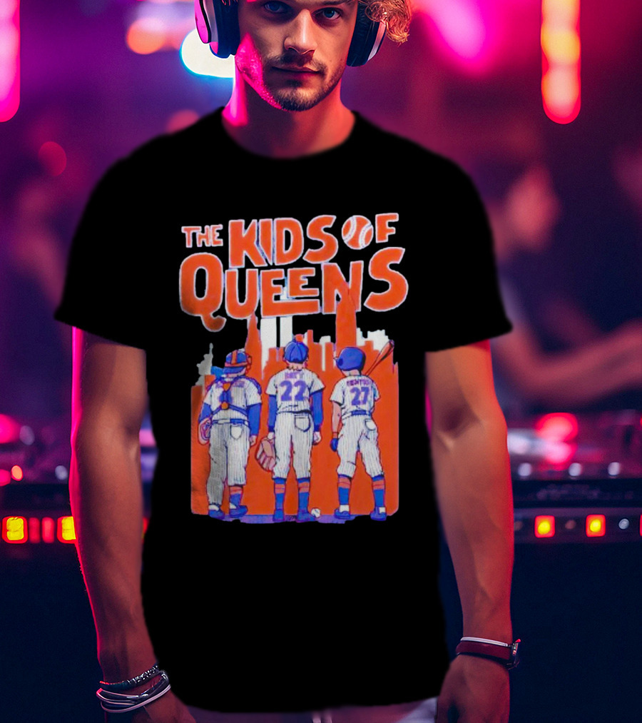 Francisco Alvarez Brett Baty Mark Vientos The Kids Of Queens New York Mets Players T-Shirt