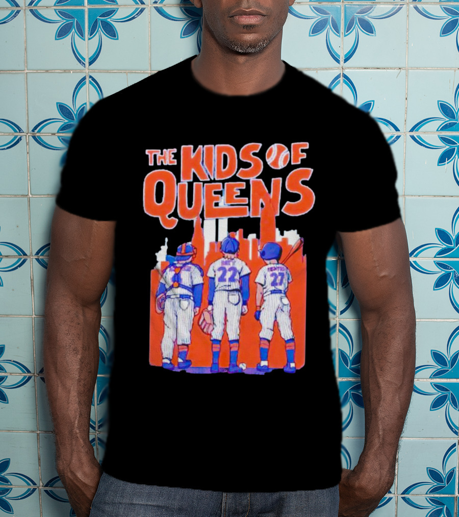 Francisco Alvarez Brett Baty Mark Vientos The Kids Of Queens New York Mets Players T-Shirt