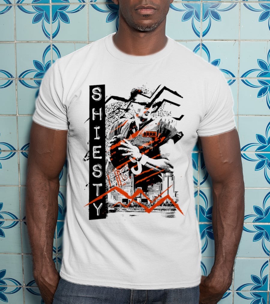 Joe Burrow Shiesty Brrr Cincinnati Football T-Shirt
