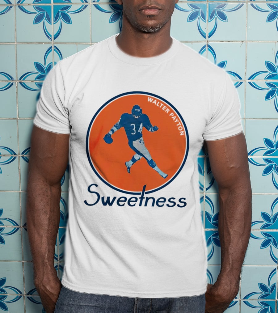Walter Payton Sweetness Chicago Bears Chitown Football T-Shirt