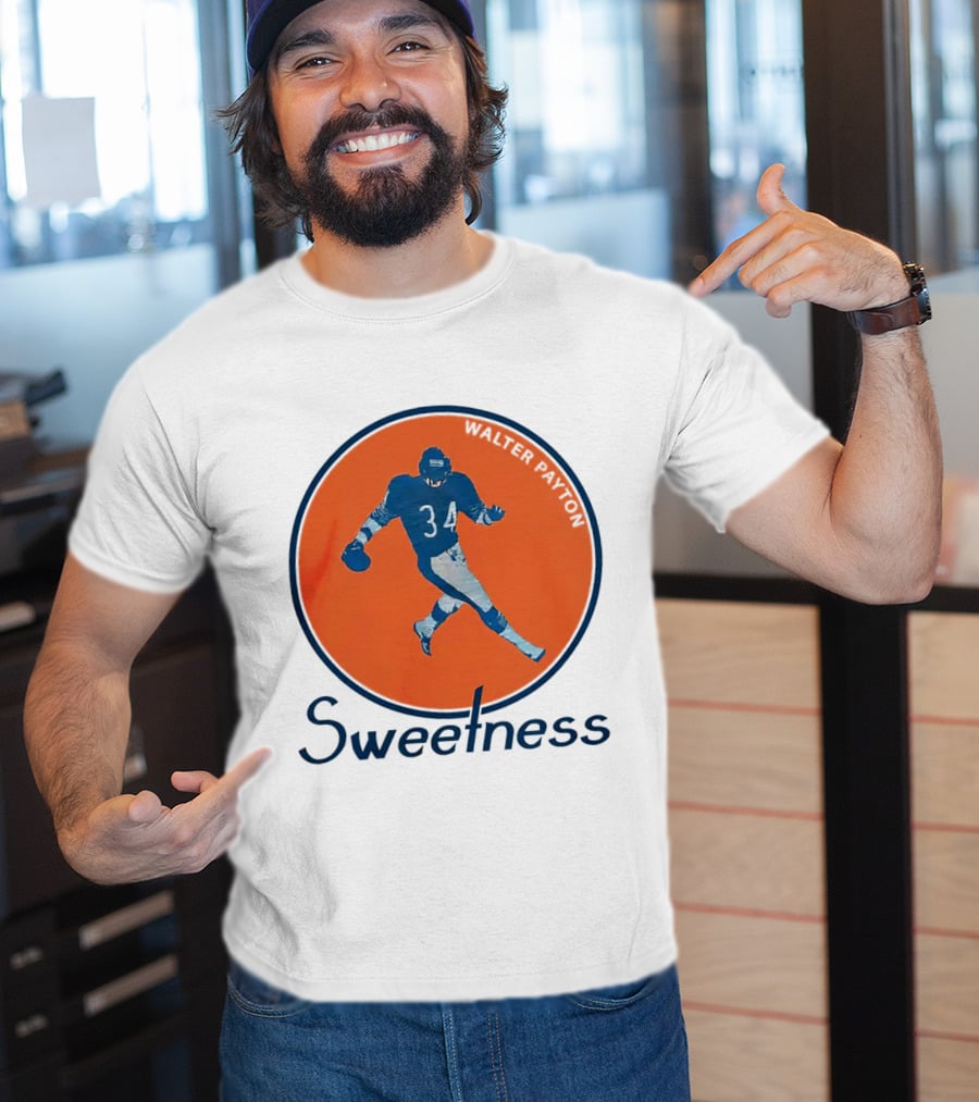 Walter Payton Sweetness Chicago Bears Chitown Football T-Shirt
