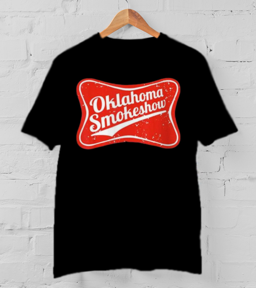 Oklahoma Smokeshow Retro Style Red T-Shirt