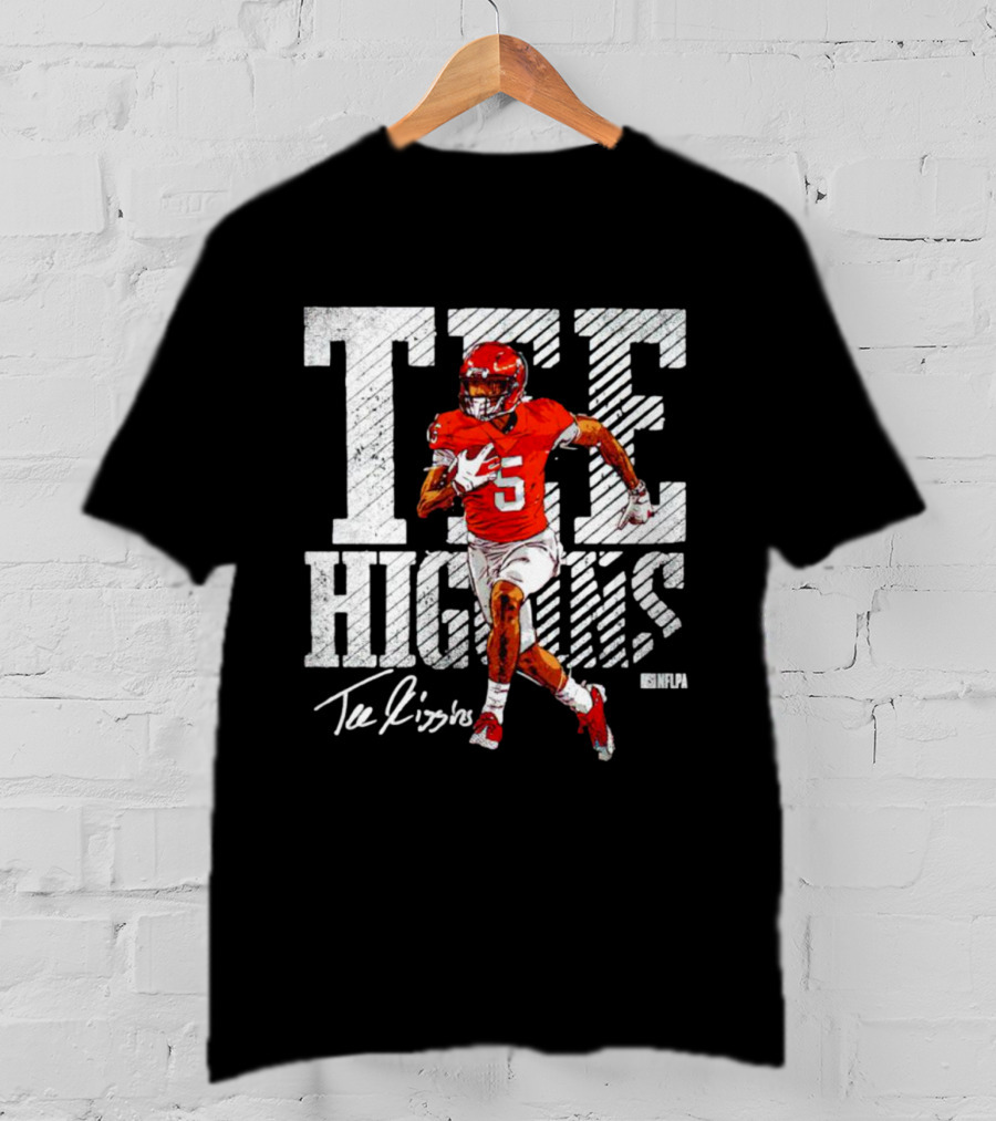 Tee Higgins NFLPA Cincinnati Football Signature T-Shirt