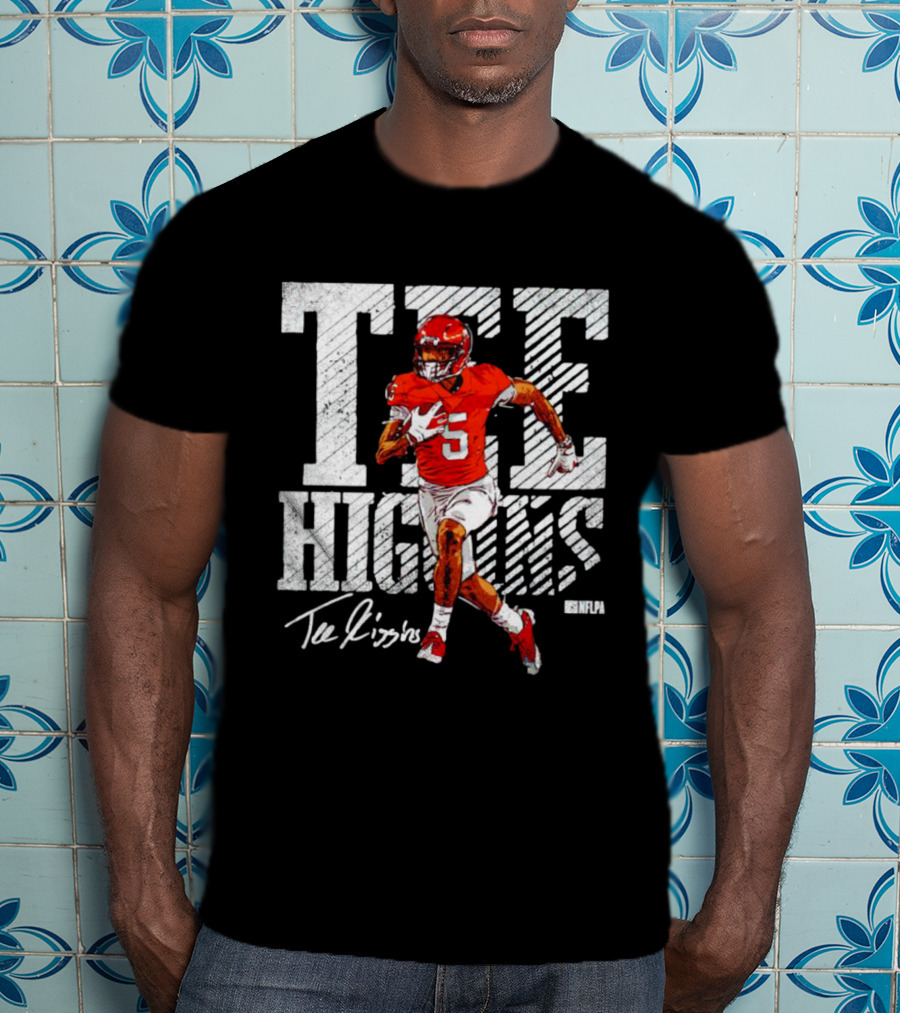 Tee Higgins NFLPA Cincinnati Football Signature T-Shirt