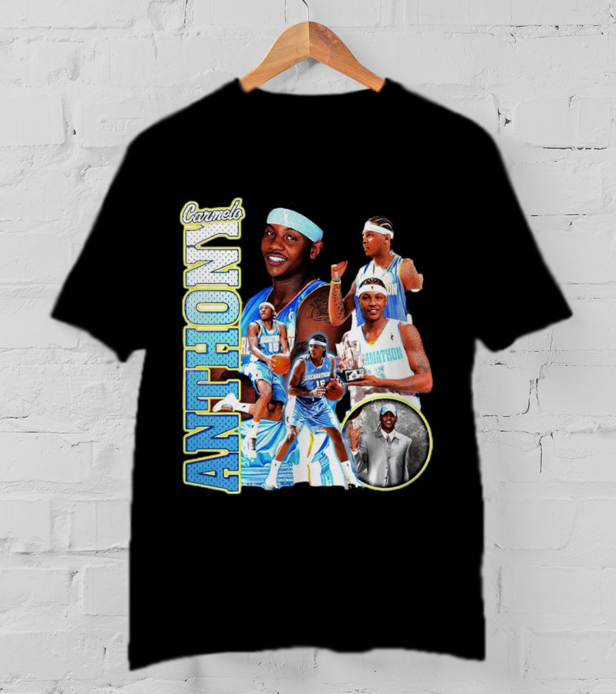 Carmelo Anthony Denver Basketball Legend T-Shirt