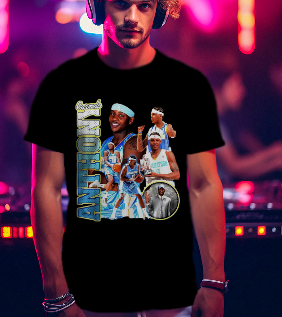 Carmelo Anthony Denver Basketball Legend T-Shirt