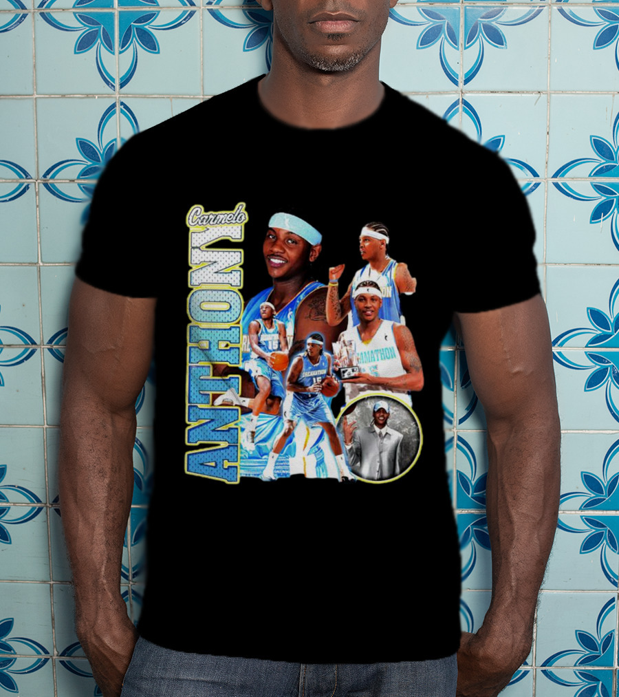 Carmelo Anthony Denver Basketball Legend T-Shirt