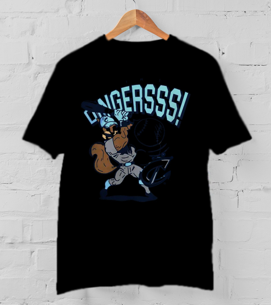 Columbus Clippers Rally Squirrel Dingers Baseball T-Shirt