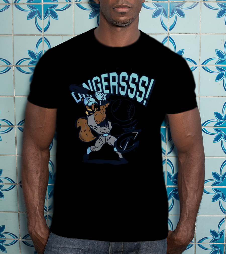 Columbus Clippers Rally Squirrel Dingers Baseball T-Shirt