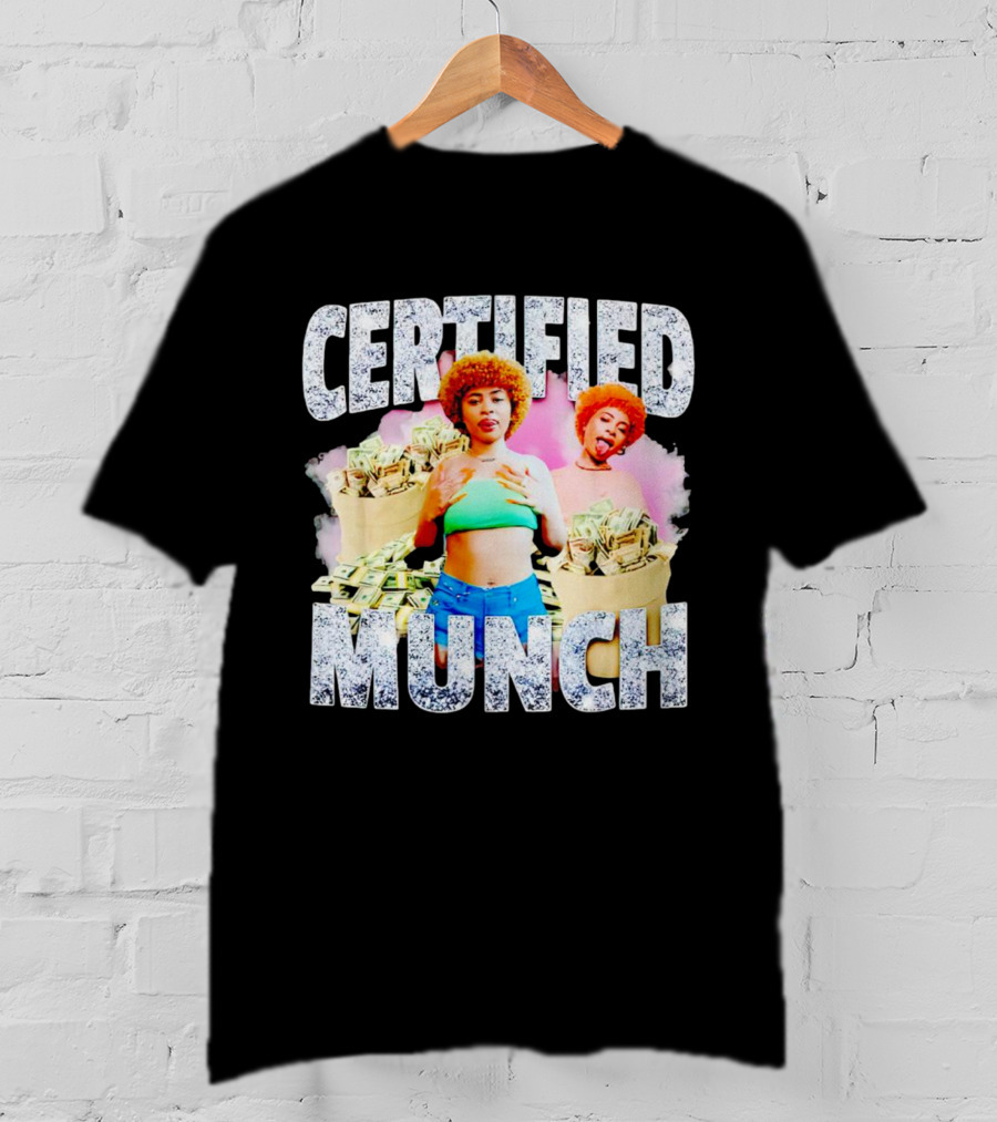 Certified Munch Ice Spice Colorful Money Stacks T-Shirt