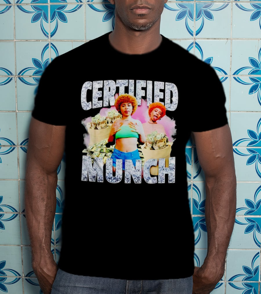 Certified Munch Ice Spice Colorful Money Stacks T-Shirt