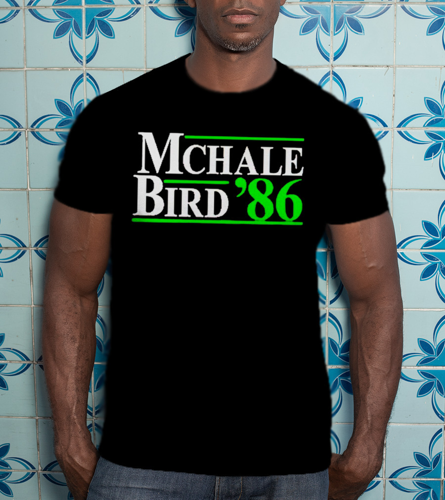 Mchale Bird '86 NBA Boston Celtics Duo T-Shirt