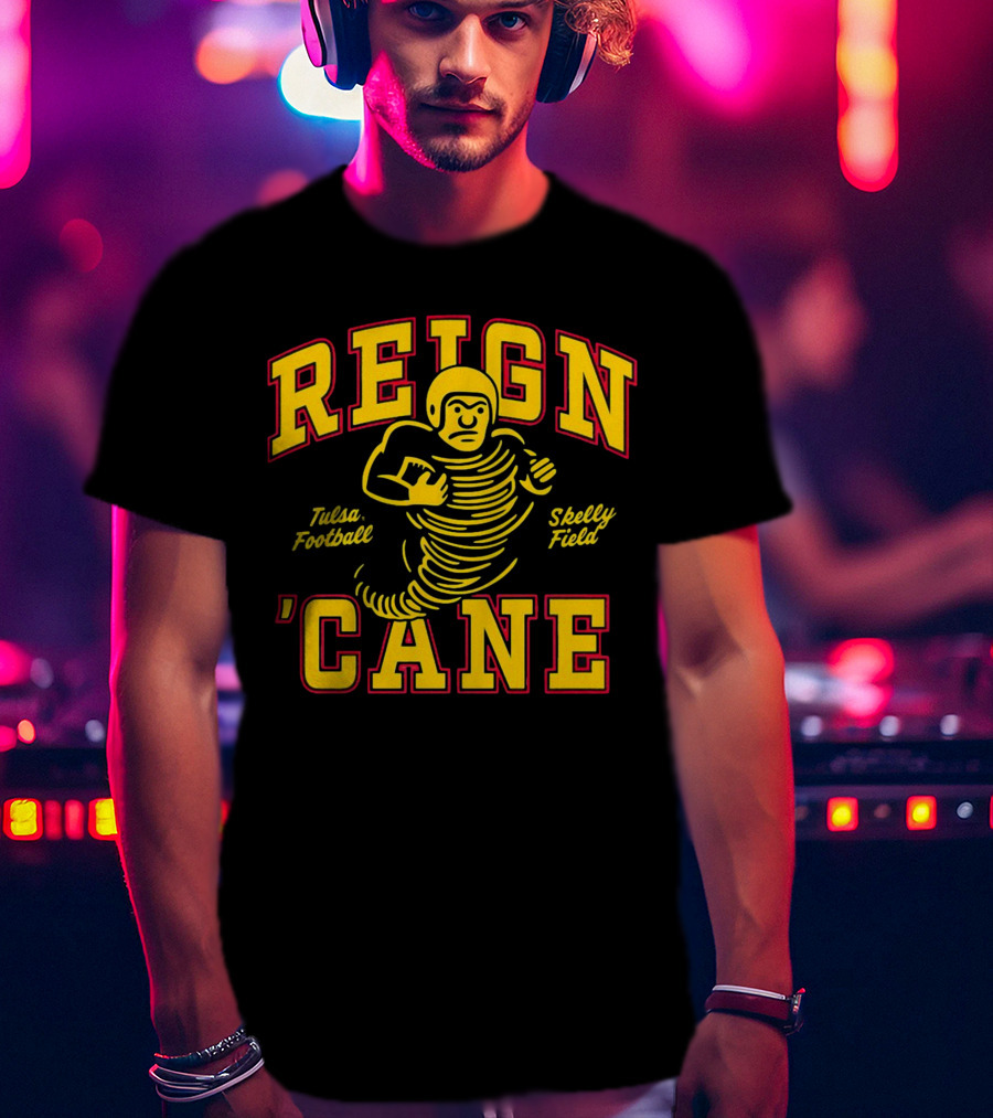 Tulsa Football Skelly Field Reign 'Cane T-Shirt