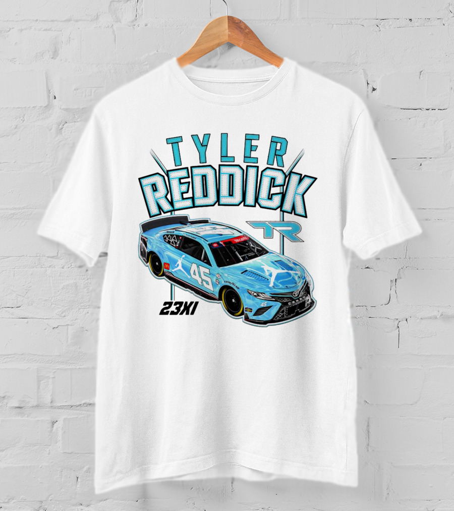 Tyler Reddick 23XI Jumpman 45 Car T-Shirt