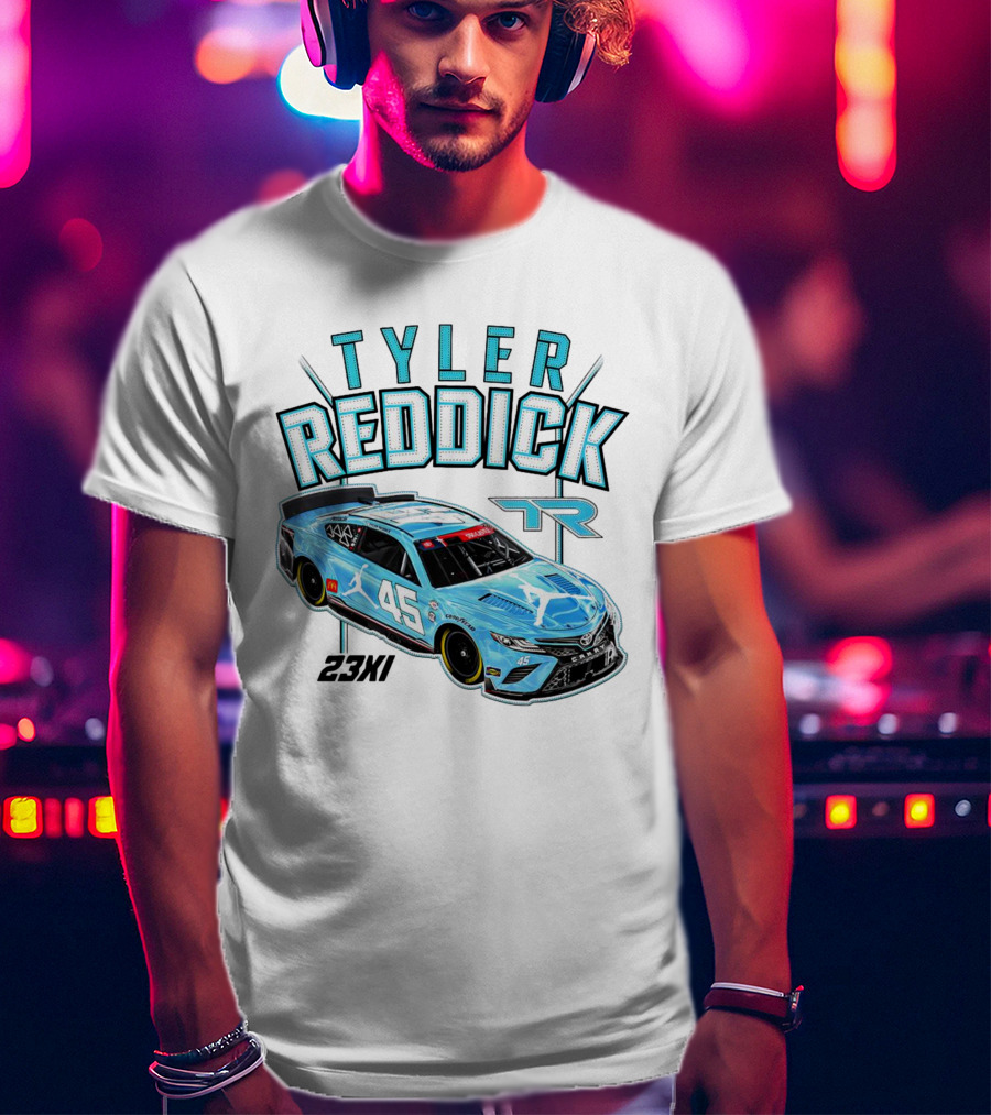Tyler Reddick 23XI Jumpman 45 Car T-Shirt