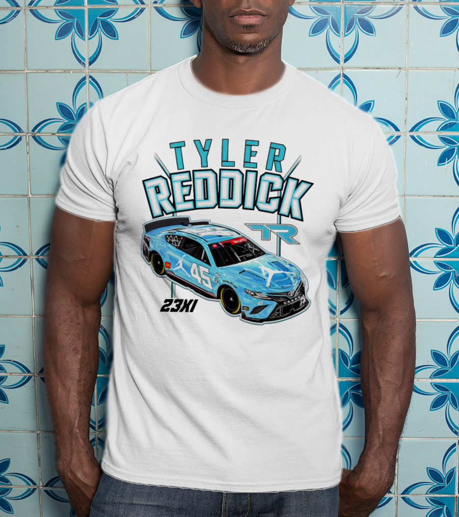 Tyler Reddick 23XI Jumpman 45 Car T-Shirt