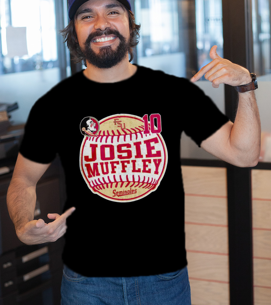 Florida State Seminoles Josie Muffley FSU Softball 10 T-Shirt