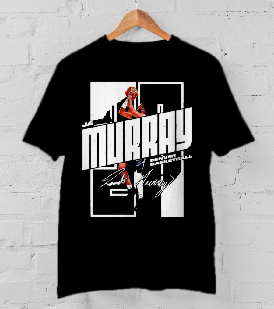 Denver Basketball Jamal Murray Signature NBA Player 27 T-Shirt