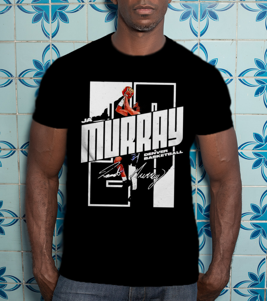 Denver Basketball Jamal Murray Signature NBA Player 27 T-Shirt