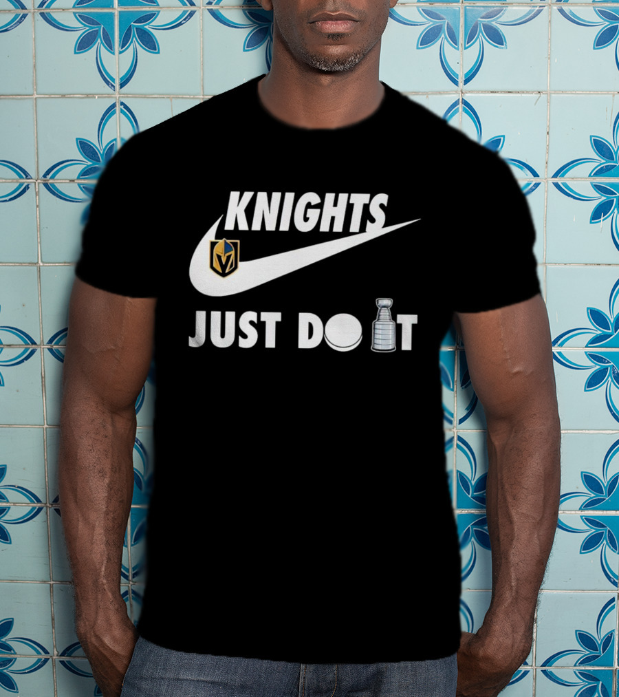 Knights Vegas Golden Hockey Just Do It Cup T-Shirt