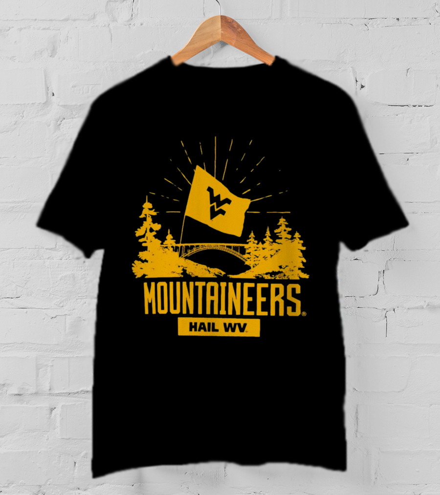 Mountaineers Hail WV West Virginia Colosseum Fan T-Shirt