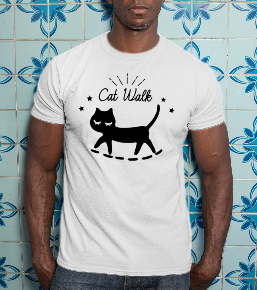 Yamato Maya Cat Walk Stars Strutting T-Shirt