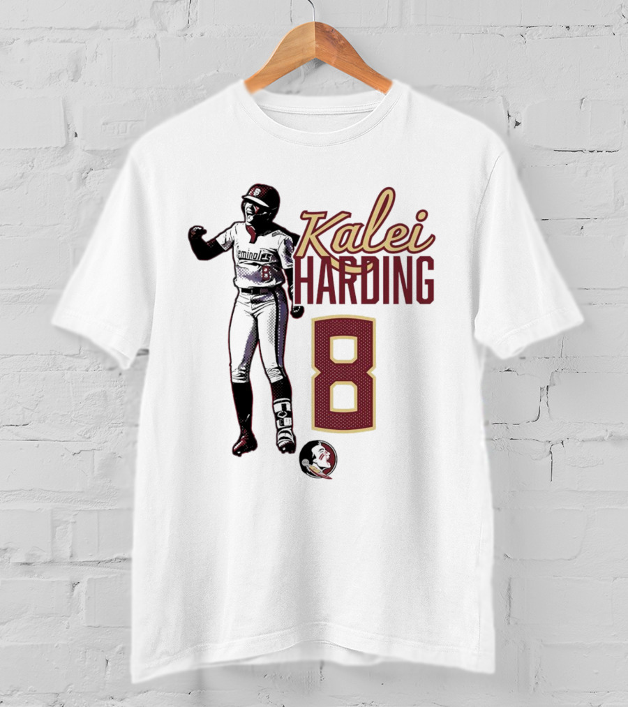 Kalei Harding 8 Florida State Seminoles Player T-Shirt
