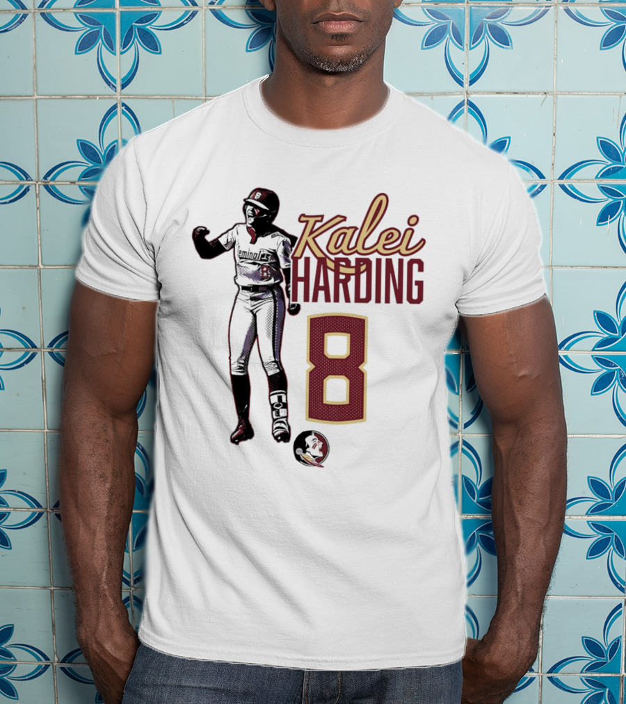 Kalei Harding 8 Florida State Seminoles Player T-Shirt