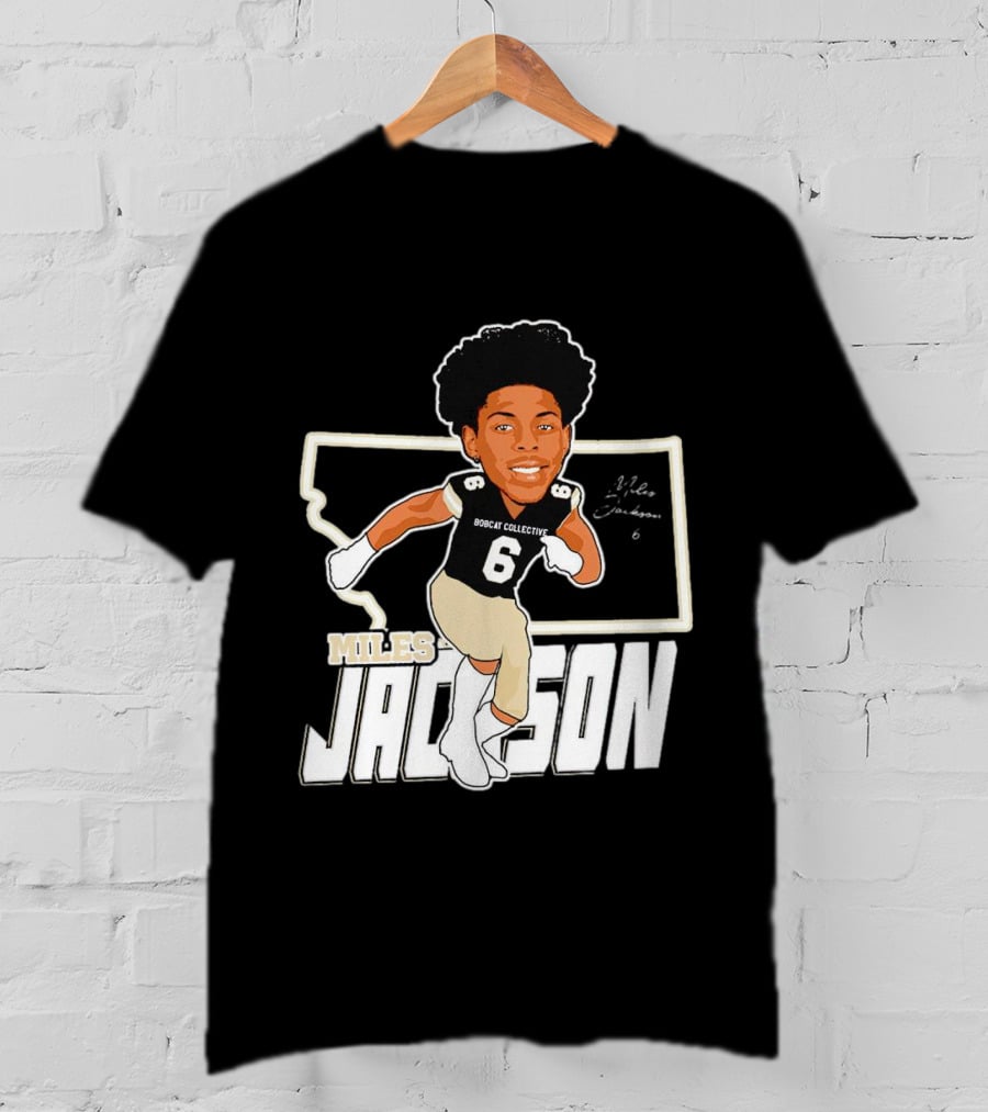 Miles Jackson Bobcat Collective Signature Montana State Bobcats T-Shirt