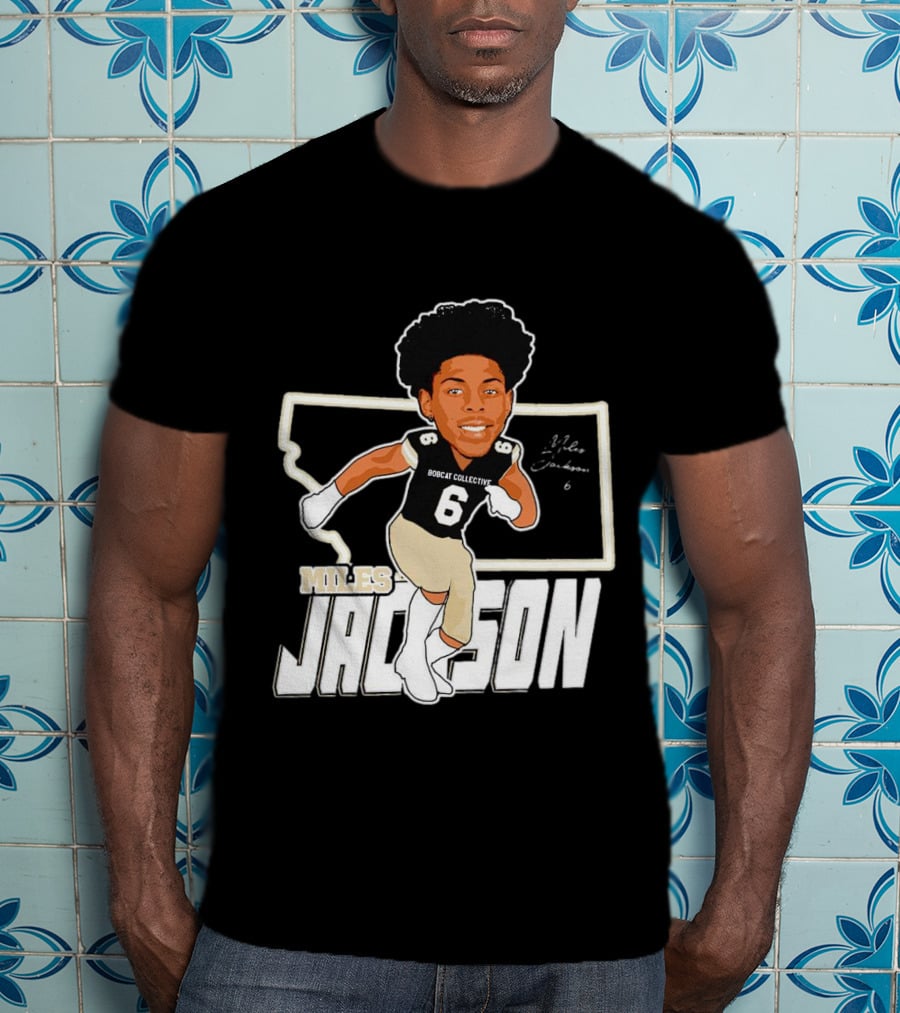 Miles Jackson Bobcat Collective Signature Montana State Bobcats T-Shirt