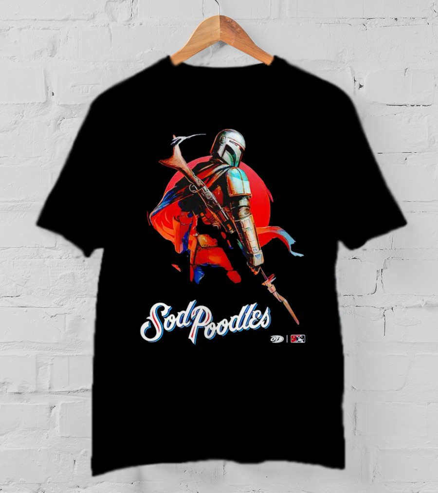 Sod Poodles Star Wars Mandalorian Collaboration T-Shirt