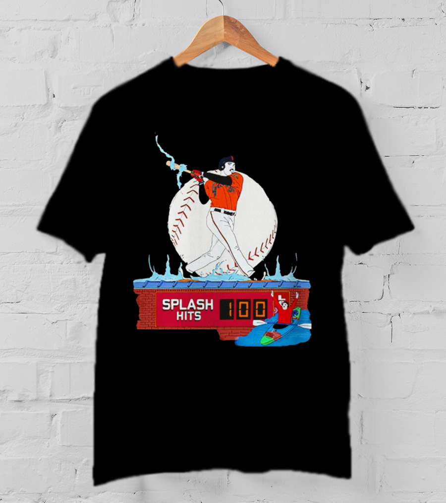 Splash Hits 100 McCovey Cove Baseball Kayaks T-Shirt