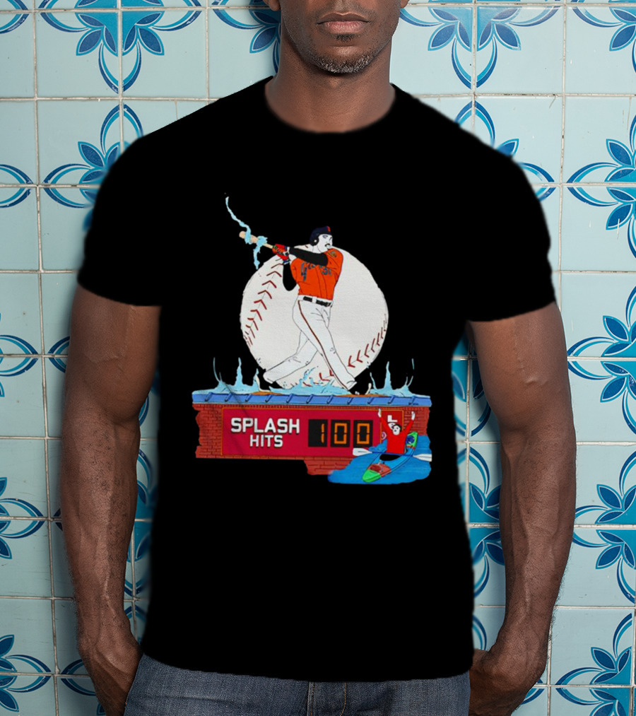 Splash Hits 100 McCovey Cove Baseball Kayaks T-Shirt