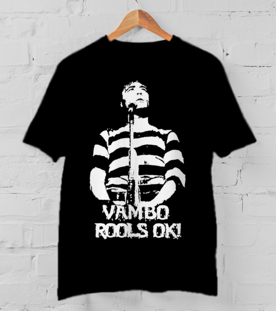 Vambo Rools OK Robert Smith Wore A Vambo Rools Striped T-Shirt