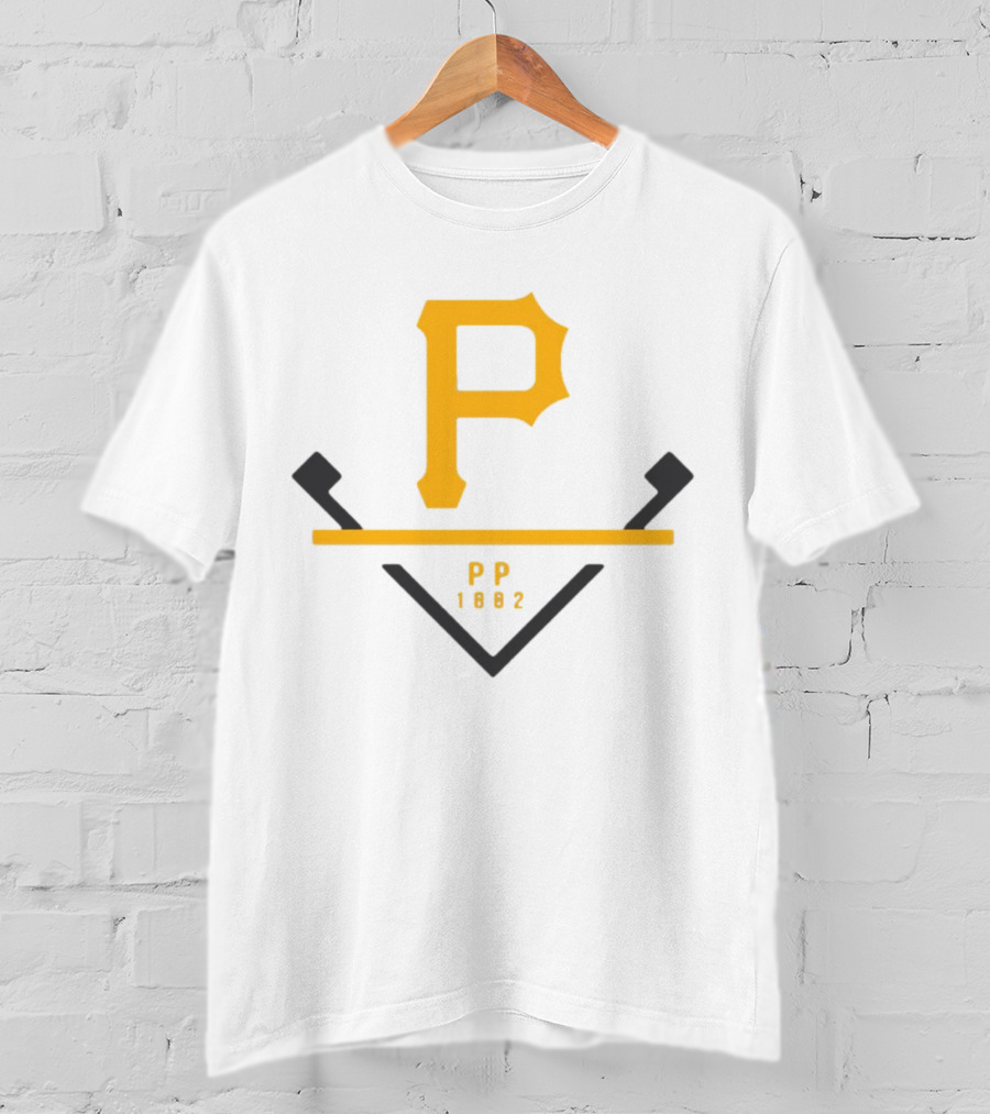 Pittsburgh Pirates P PP 1882 Baseball T-Shirt