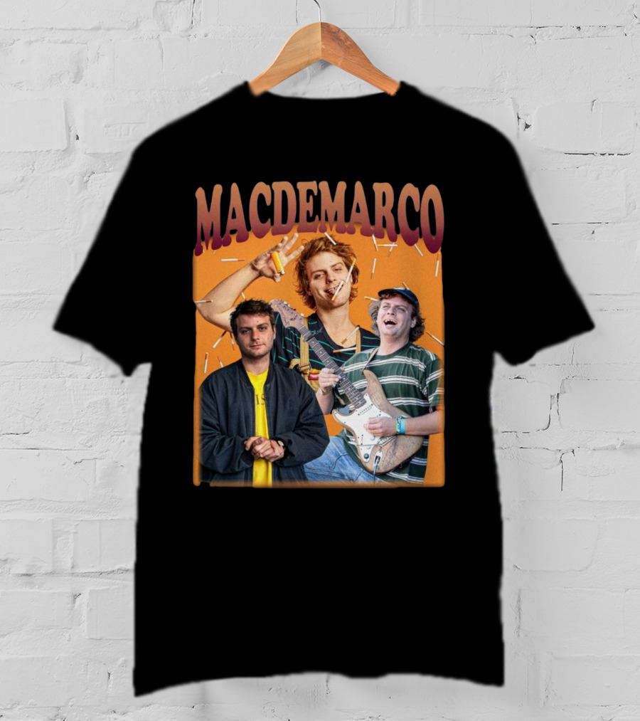 Mac Demarco Cigarette Portrait Trio T-Shirt