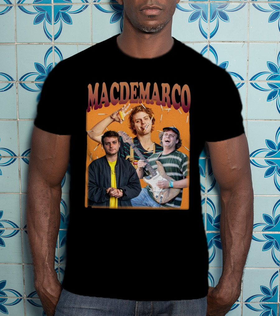 Mac Demarco Cigarette Portrait Trio T-Shirt