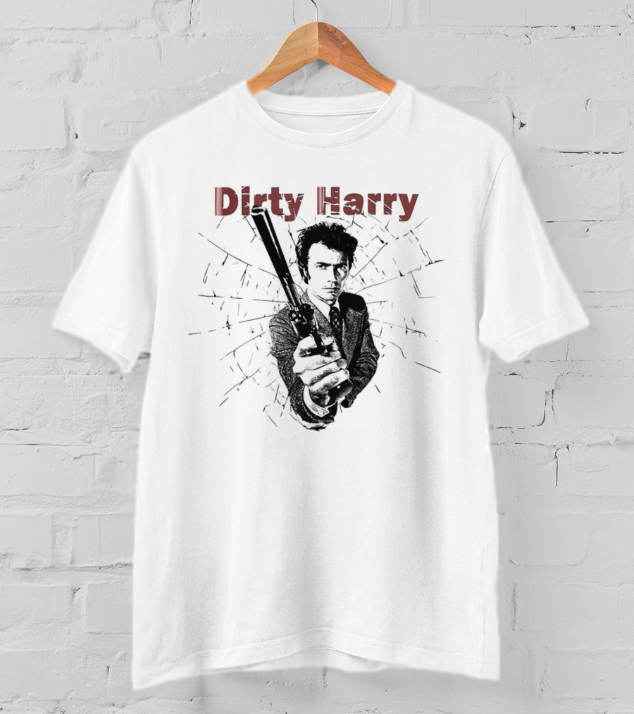 Dirty Harry Gun Scene Iconic T-Shirt