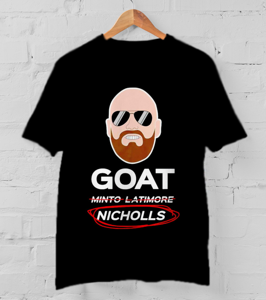 Nicholls Goat Minto Latimore Crossing Out Nicholls Substitution Trend T-Shirt
